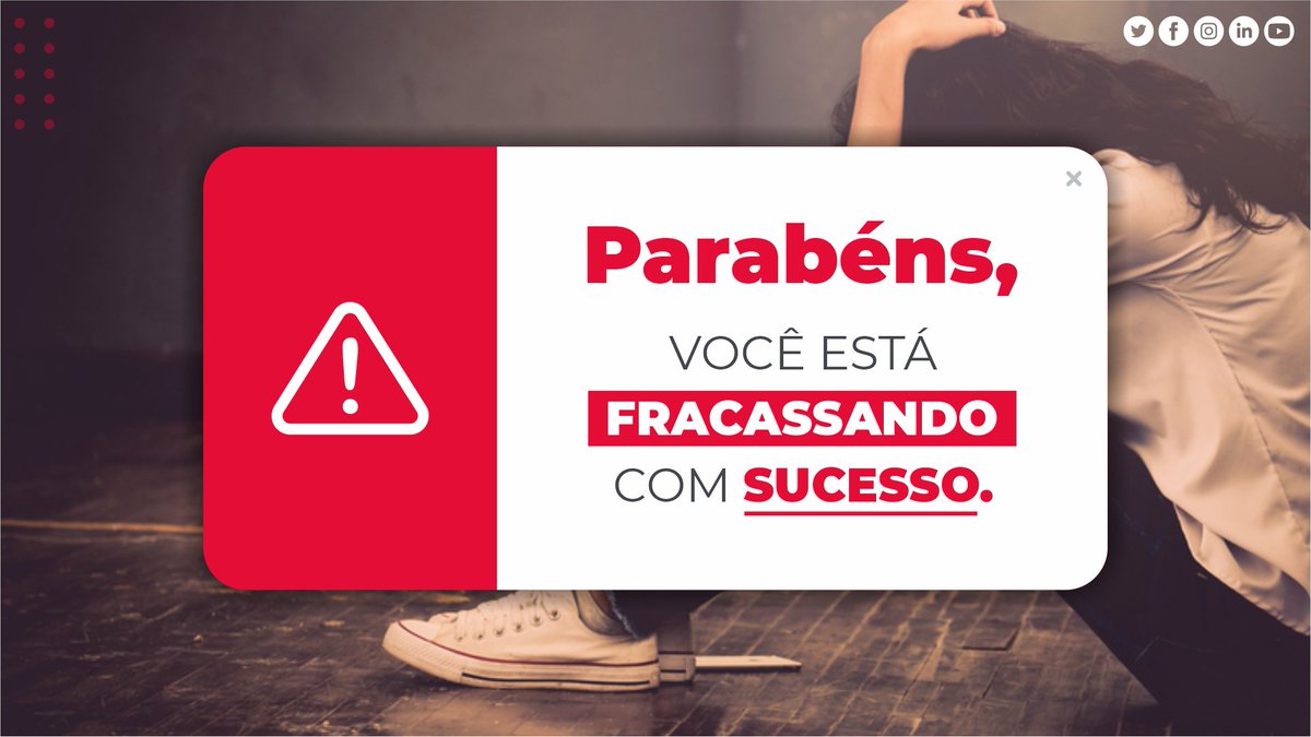 brancabarao's tweet photo. "Muitas vezes, a gente finge querer o sucesso, mas no fundo no fundo, fugimos dele. 

Para que possamos justificar esse jogo nós reclamamos, arrumamos desculpas e nos fazemos de vítimas."

#mudança #protagonismo #proposito #resiliencia #motivação #felicidade #equipe #t&amp;d https://t.co/240kruZG6s