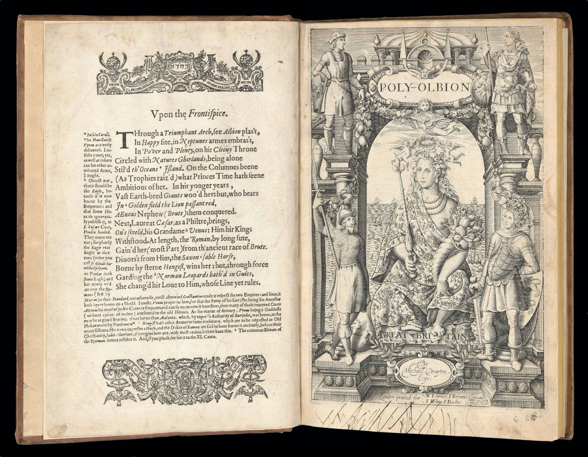 crouchrarebooks's tweet photo. DRAYTON, Michael. Poly-olbion. London, 1622.
#Poly-olbion #Drayton #poetry #songs #England #Selden #raremaps #antiquemaps #maps #cartography #mapstagram #mapcollector #collectables #rarebooks #antiquities #instamaps #mapsforsale https://t.co/2QtzrUScdT