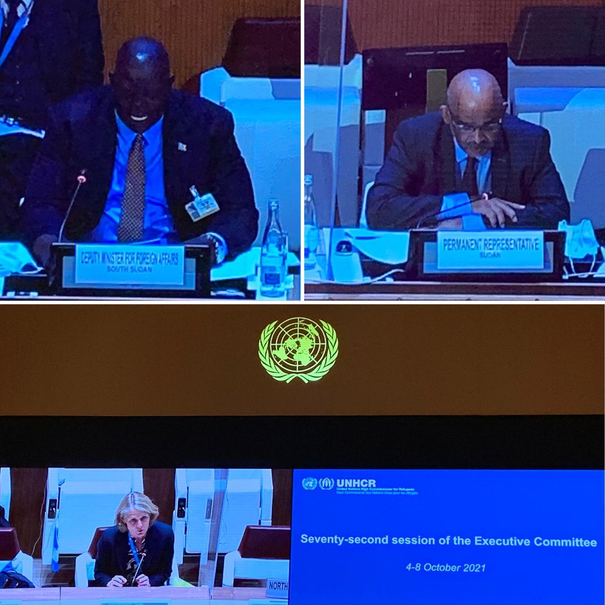 NorwayInGeneva's tweet photo. Norway 🇳🇴 welcomes the ongoing #SolutionsInitiative &amp; related efforts to secure progress in the situation for the 7 million forcibly displaced people from #SouthSudan 🇸🇸&amp; #Sudan 🇸🇩

 #IGADSupportPlatform https://t.co/uYrfTgiOUB