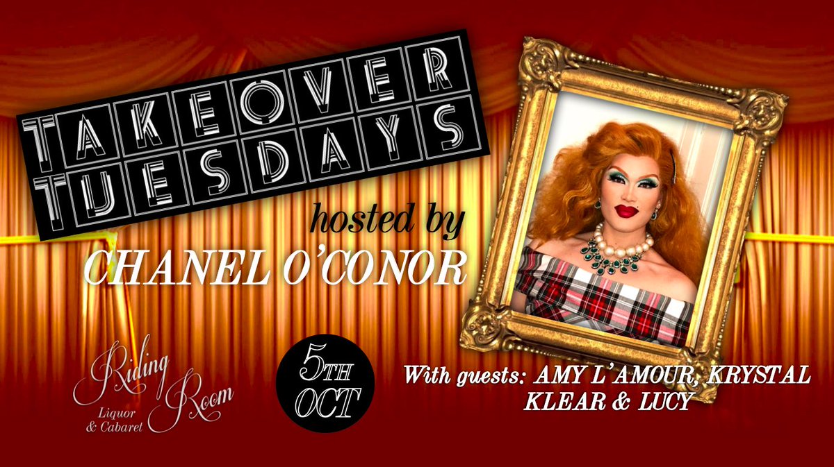 TONIGHT! ✨ 

Takeover Tuesdays hosted by <a href="/ChanelOConor/">Chanel O'Conor</a> featuring <a href="/amylamourxoxo/">Amy L'Amour</a> Krystal Klear and Lucy! 

<a href="/TheRidingRoom/">Theridingbootroom</a> | 10PM