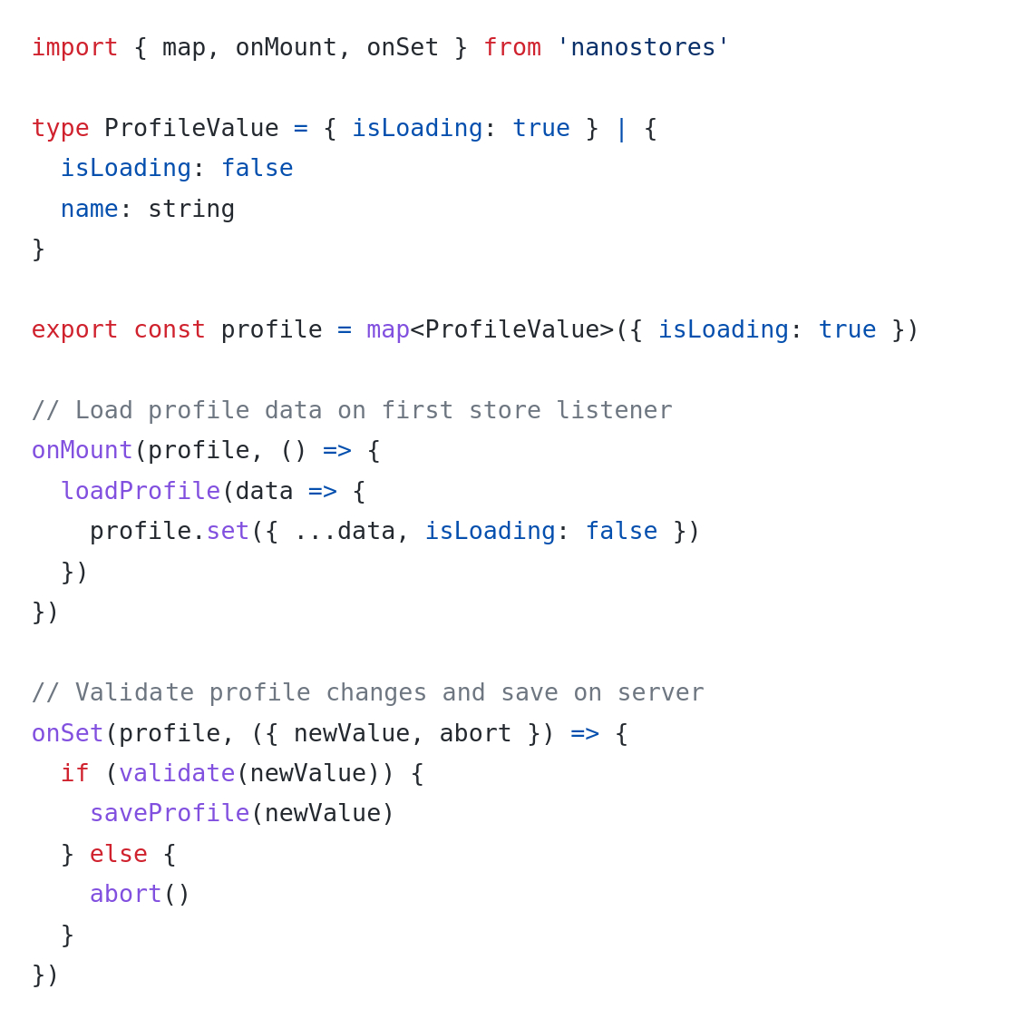 Nano Stores 0.5 works is keep going.

<a href="/eddartdort/">ed</a> moved his event system from dotto.x.

Now stores will not clean data on no subscribers and all Nano Stores behaviors will be built on top of this event system.

github.com/nanostores/nan…
github.com/nanostores/nan…