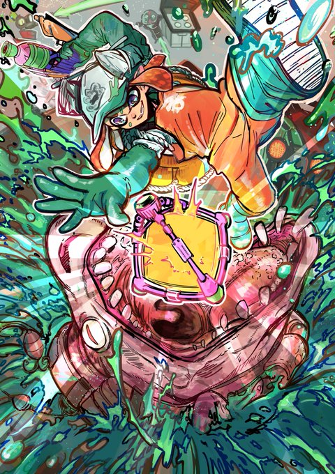 スプラトゥーン3のtwitterイラスト作品