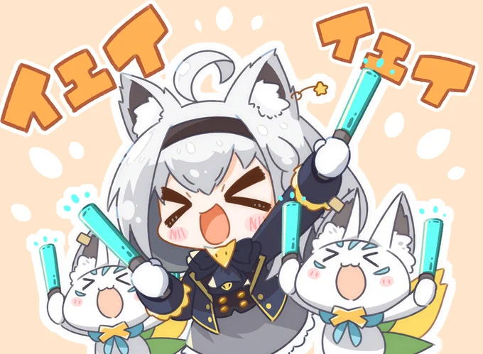 本人実況のおかげでフブちゃんと一緒に盛り上がってるみたいな楽しいLIVEでした!🌽🦊🌽
#絵フブキ #白上フブキ生誕LIVE 