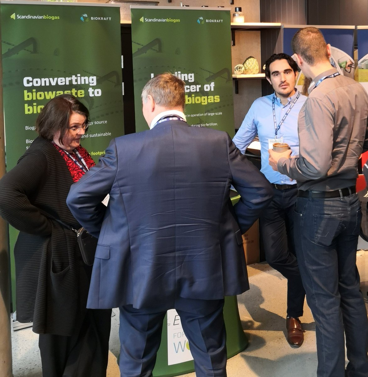 Networking in progress at #Biogas PowerON in Copenhagen. Interesting presentation from COWI on available resources and technology paths demanded by end-users.
