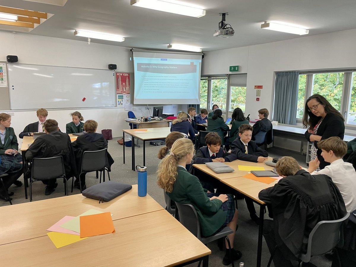 Downe House Geography tweet media