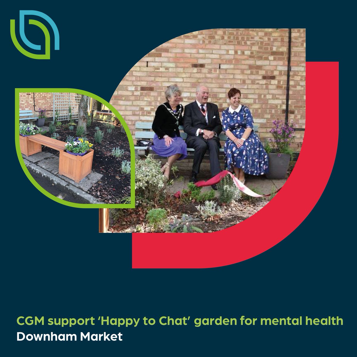 Last week saw the unveiling of a ‘Happy to Chat’ bench in our home town of Downham Market. 

CGM are pleased to have donated locally produced plants, compost, bulbs and a planter bench for local residents to enjoy.

Photo credit: Lynn News 

#cgmgroup #downhammarket #mentalhealth