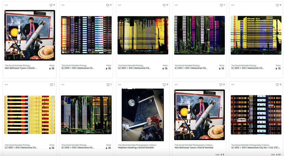 The David Gamble Photography Collection is now LIVE.  
opensea.io/collection/the… #nftcollector #NFTCommunity #nftphotography #NFTPhotographer #NFTartist