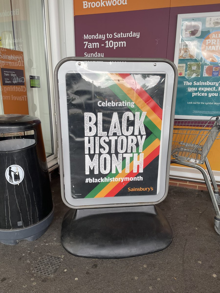The tokenism <a href="/sainsburys/">Sainsbury's</a> is unreal. You know something you could do that would ACTUALLY uplift and celebrate Black British culture/history? 🧵