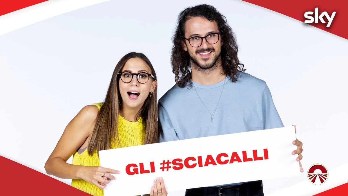 PechinoExpress's tweet photo. .@gianluca_fru e @aurora__leone sono gli #Sciacalli. La loro simpatia ha già conquistato tutti, riusciranno a farsi amare anche in Medio Oriente? (Noi non abbiamo dubbi ❤️) #PechinoExpress https://t.co/pVWgw0UcbN