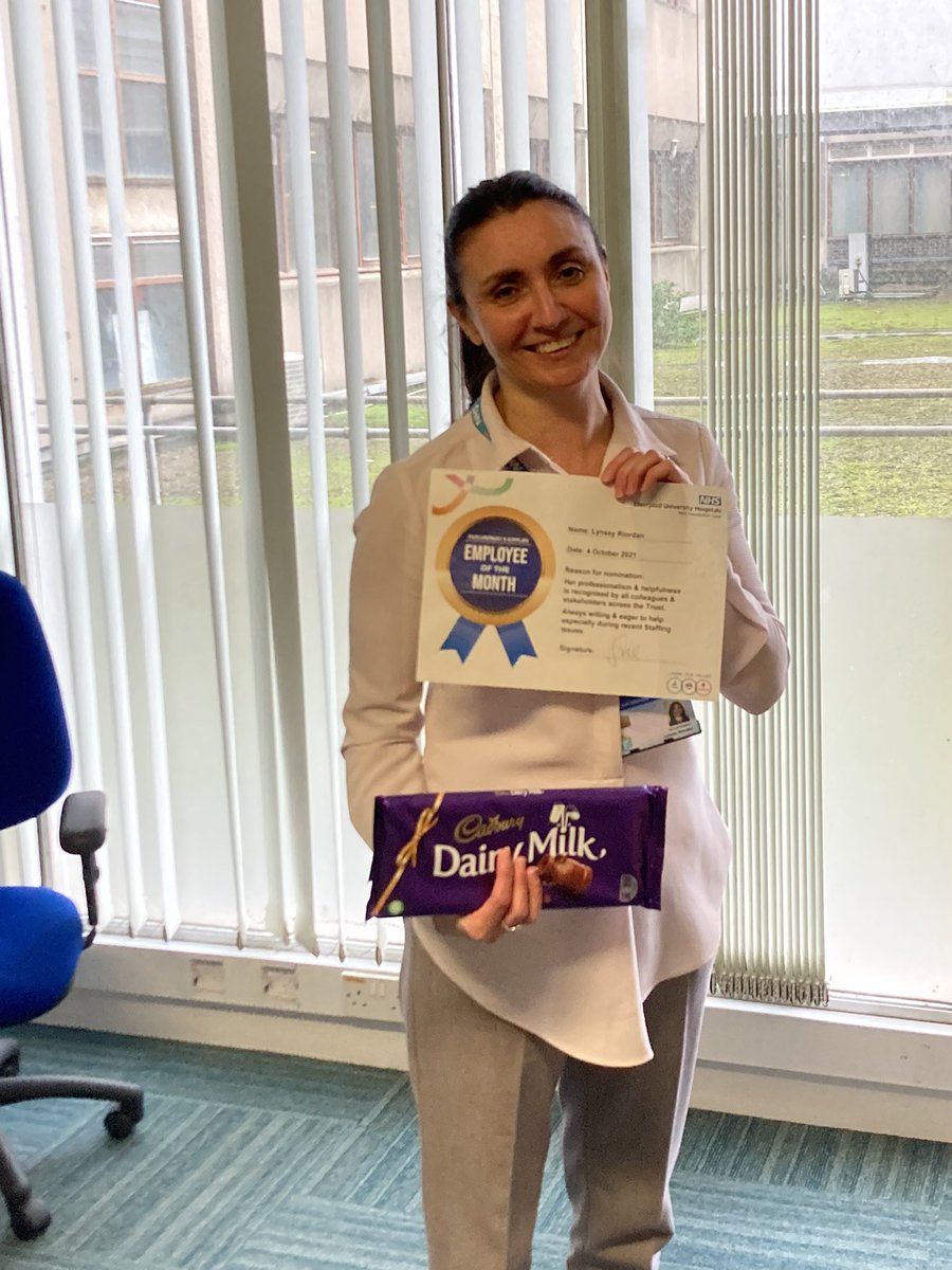 Congratulations to Lynsey for Employee of the Month, she really made a difference and received multiple nominations from her colleagues for going above and beyond and supporting her colleagues, great job Lynsey 👏👏👏