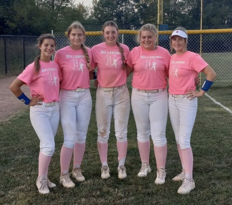 Hboro_SB's tweet photo. Tonight’s Varsity only game against Herky is also Senior Night!! Come on out &amp; help us celebrate these 5 ladies!! Senior Night festivities will be after the game. https://t.co/wDlnMDGzRj