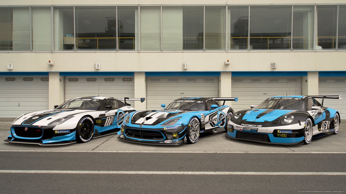 CosmixRacing's tweet photo. 🎉Team Cosmix is all set for the @ARC_PS4 Team Vs. Team World Cup! 🎉

Team 1:
Corvette: @DylanCliff94 #28
Viper: Kevlaro #46
Toyota: Stephen #85

Team 2:
Jaguar: @ColmNiMD #17
Viper: @WiseGuy025 #25
Porsche: Kleinsi #18

#GTSport | #simracing | #esports https://t.co/JUc68xXnP4