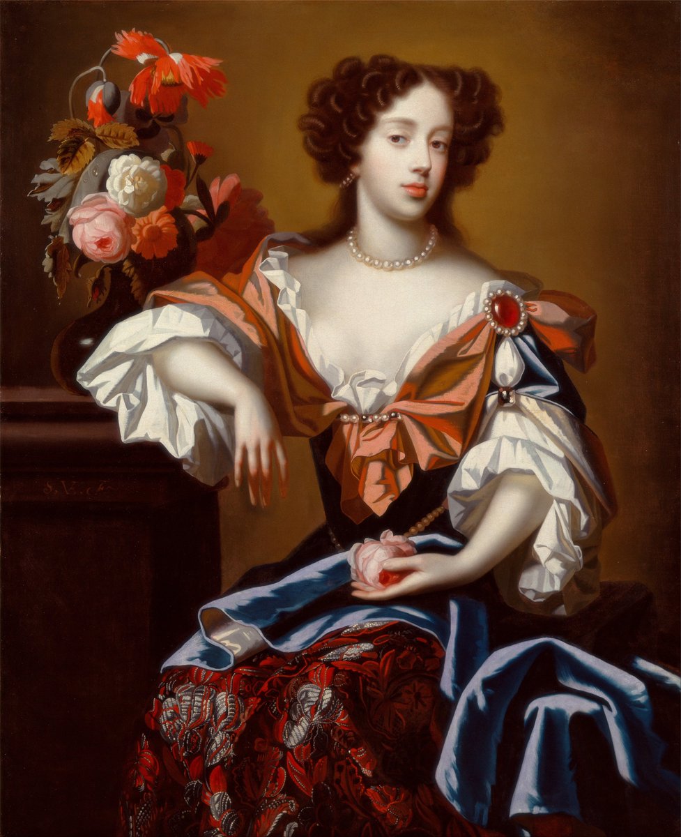 BritishHistorym's tweet photo. #otd 5 October 1658 – Mary of Modena was born (d. 1718)
Mary was queen of England, Scotland, & Ireland as the second wife of James II and VII (1633–1701).
#MaryofModena #royalhistory #onthisdayinhistory https://t.co/odmDWwFnVM