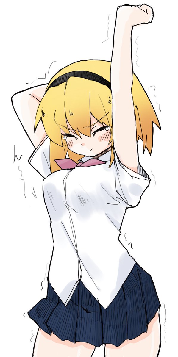 北条沙都子 「#令和3年10月5日は沙都子の日 なるほどね 」|ツクユのイラスト