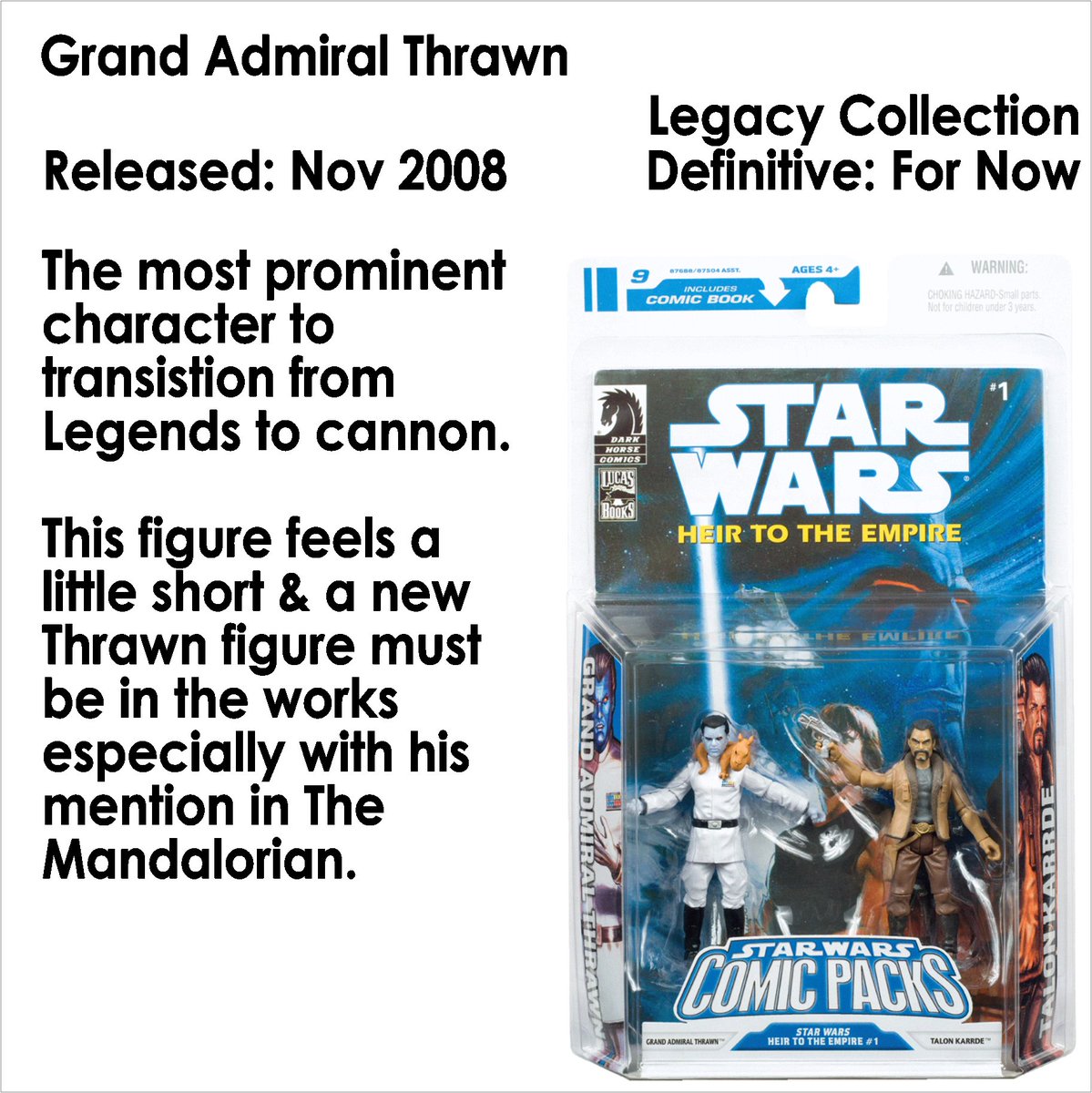 ToysJedi's tweet photo. #ActionFigureOfTheDay #GrandAdmiralThrawn from #LegacyCollection line. The most prominent character to transistion from Legends to cannon. This figure feels a little short & a new Thrawn figure must be in the works especially with his mention in The Mandalorian. #DefinitiveForNow https://t.co/KGrzoiTARd