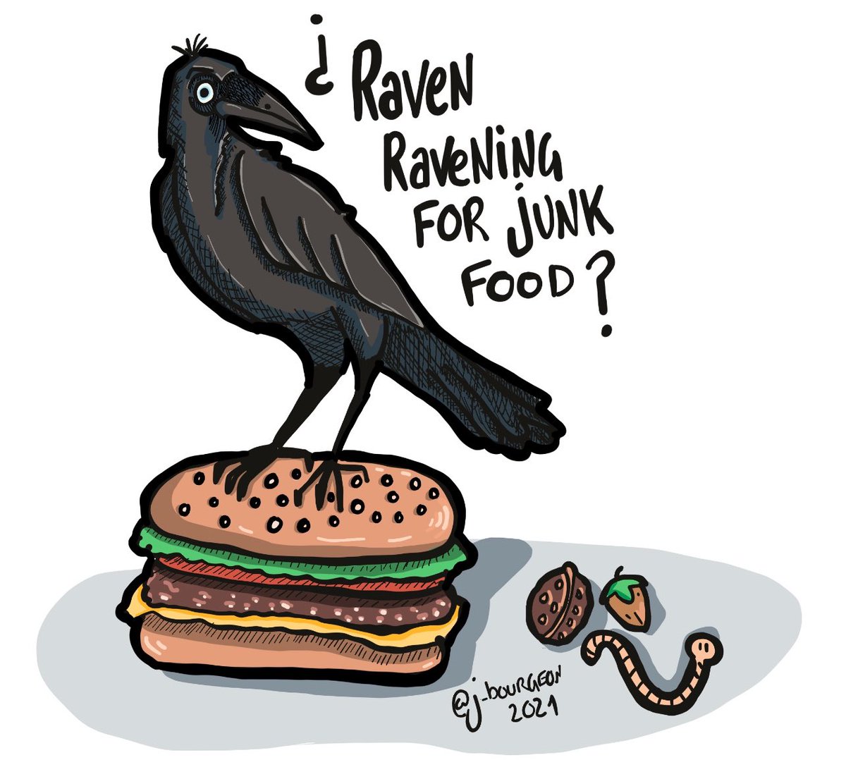 #Inktober #inktober2021 
Day 5 - Raven