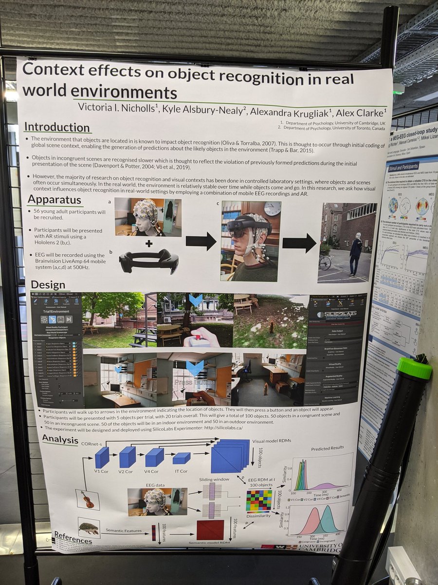 Planned study poster: Scene context effects on object recognition in the real world with mobile EEG and Augmented Reality. #CuttingEEG2021