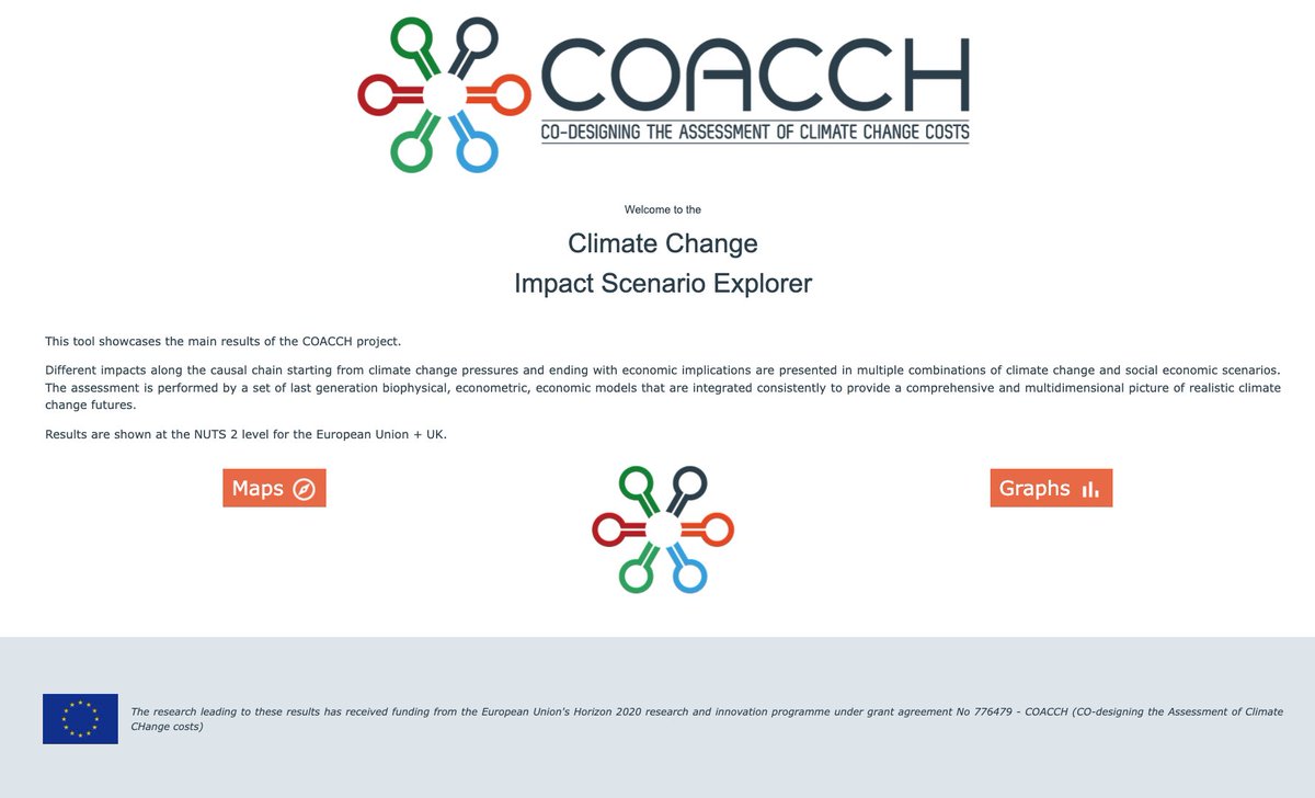 ACCREU's tweet image. 🙌🏻 Welcome to our brand new  #ClimateChange #Impact #ScenarioExplorer! A user-friendly web-based tool developed to target a wide range of users, from policy makers to the general public.
Have a look ✅ scenarioxplorer.coacch.eu
@CmccClimate