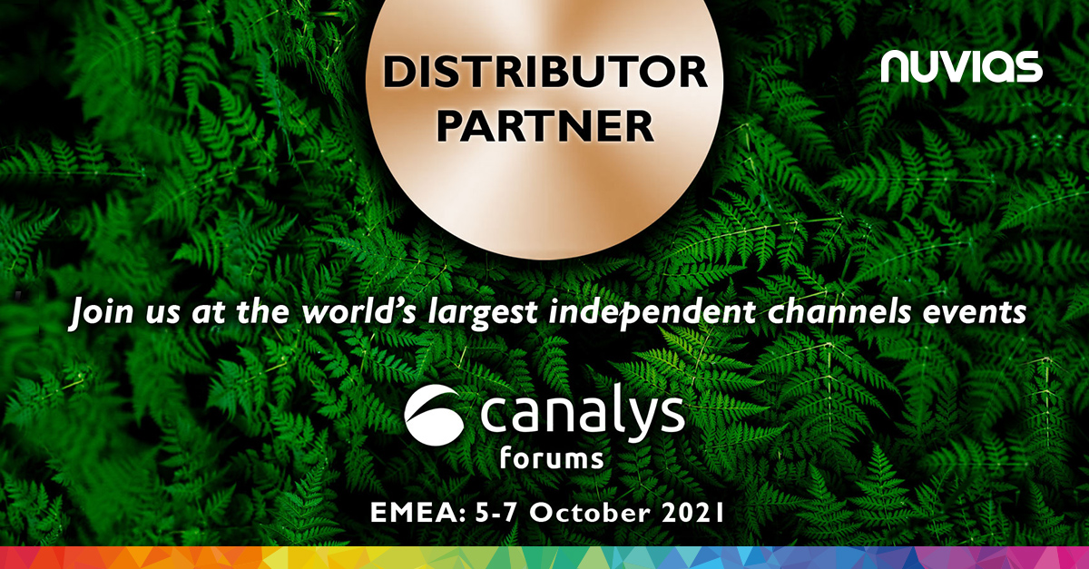 InfinigateGroup's tweet image. Join @nuviasgroup @CanalysForums and take part in stimulating discussions on hot topics such as the future office, managed services and the role of distribution, starting today at 17:15 CET and for the next two days! Register here hubs.ly/H0YPJWq0. 
#CanalysForums21