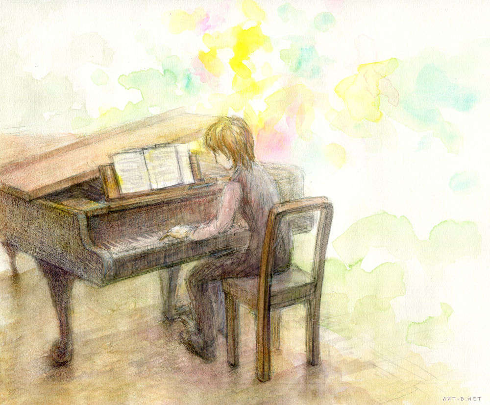 ハイハイミミ ピアノを聴きながら ピアノを弾く絵を描く ピアノ 絵 スケッチ 鉛筆 色鉛筆 水彩 イラスト イラスト好きな人と繋がりたい T Co Jc0sxev1bv Twitter