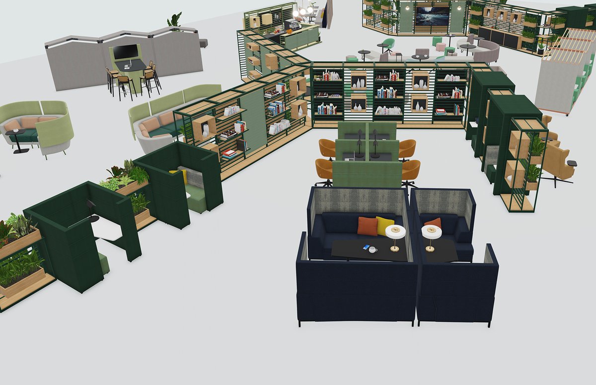 The Library provides a dedicated quite space for employees to focus or relax. 'Adytum Space' desks and pods provide dedicated drop-in space, whilst 'Arny Adytum' booths offer a more informal space to work in.
Discover more of our Flexible Future Spaces: tinyurl.com/FlexibleFuture…