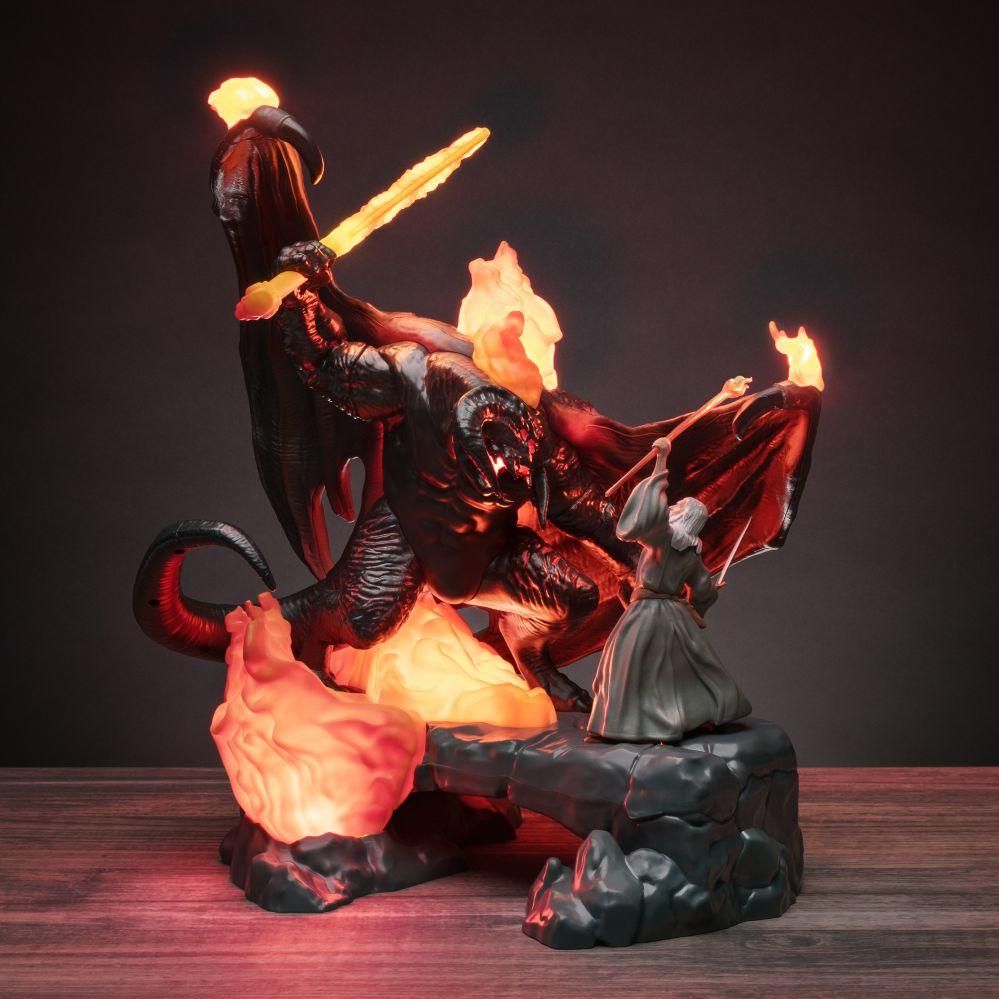 YOU SHALL NOT PASS! Except if you're a fan of #LordoftheRings. Serve the secret fire and wield the flame of Anor in your own home with this STUNNING #lamp of #Gandalf and the #Balrog facing off in the best fights in cinema!  buff.ly/3ihUAzA