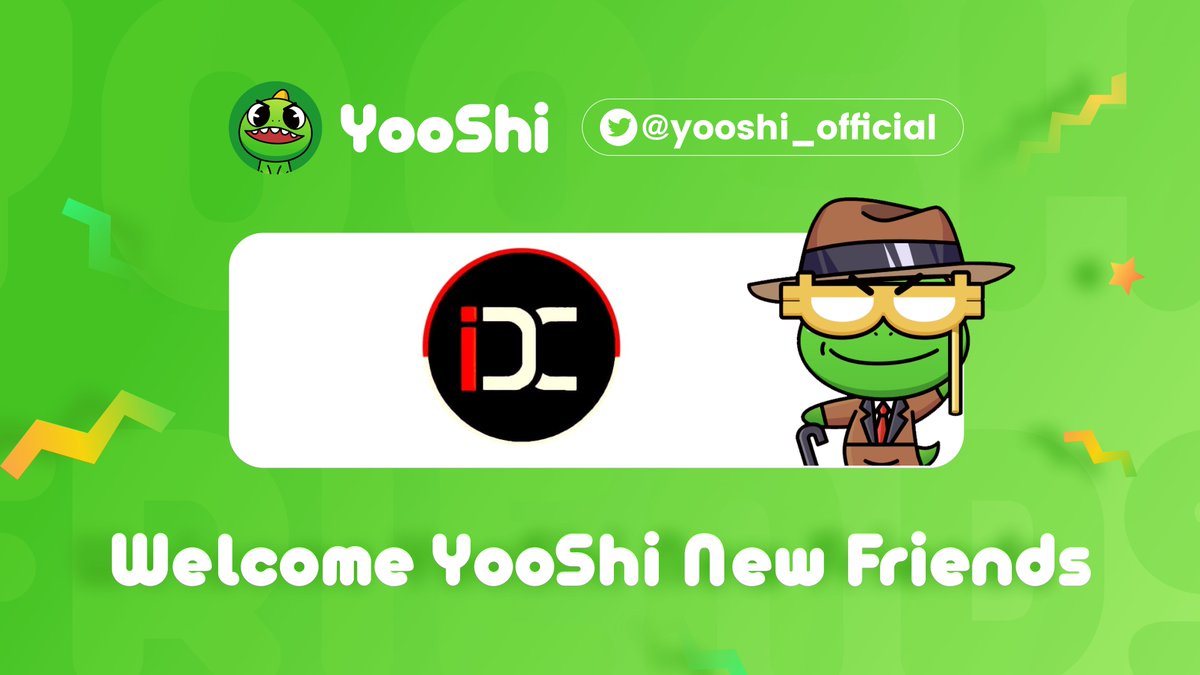 📸Dear #YooShifamily, we are excited to welcome our new friend <a href="/idcryp_to/">IDCrypto</a>. IDCrypto is the influential Indonesia🇮🇩 #crypto community and media platform. We will join hands to expand the value and awareness of #YOOSHI and explore #GameFi and #NFT world.