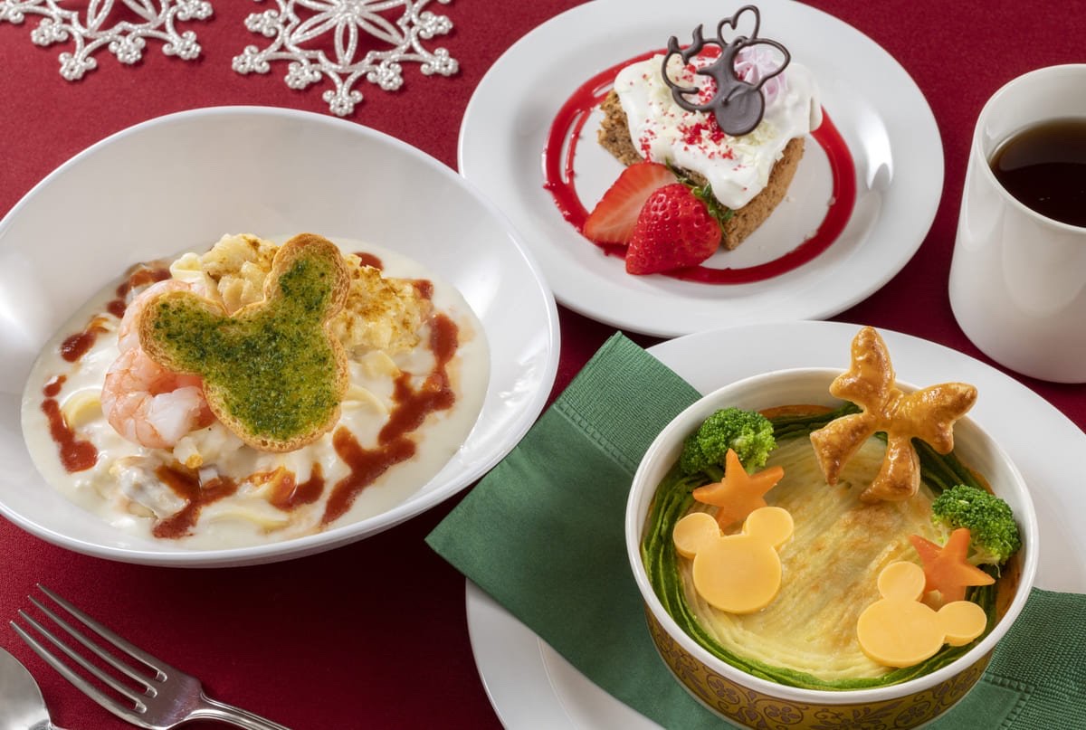 Dtimesdelicious 彩り豊かなクリスマスカラー 東京ディズニーランド ディズニー クリスマス 21 プラザパビリオン レストラン スペシャルセット 11月1日より提供スタート 前菜のシェパーズパイはリースをイメージ 詳細 T Co Ofhmk0wgtk