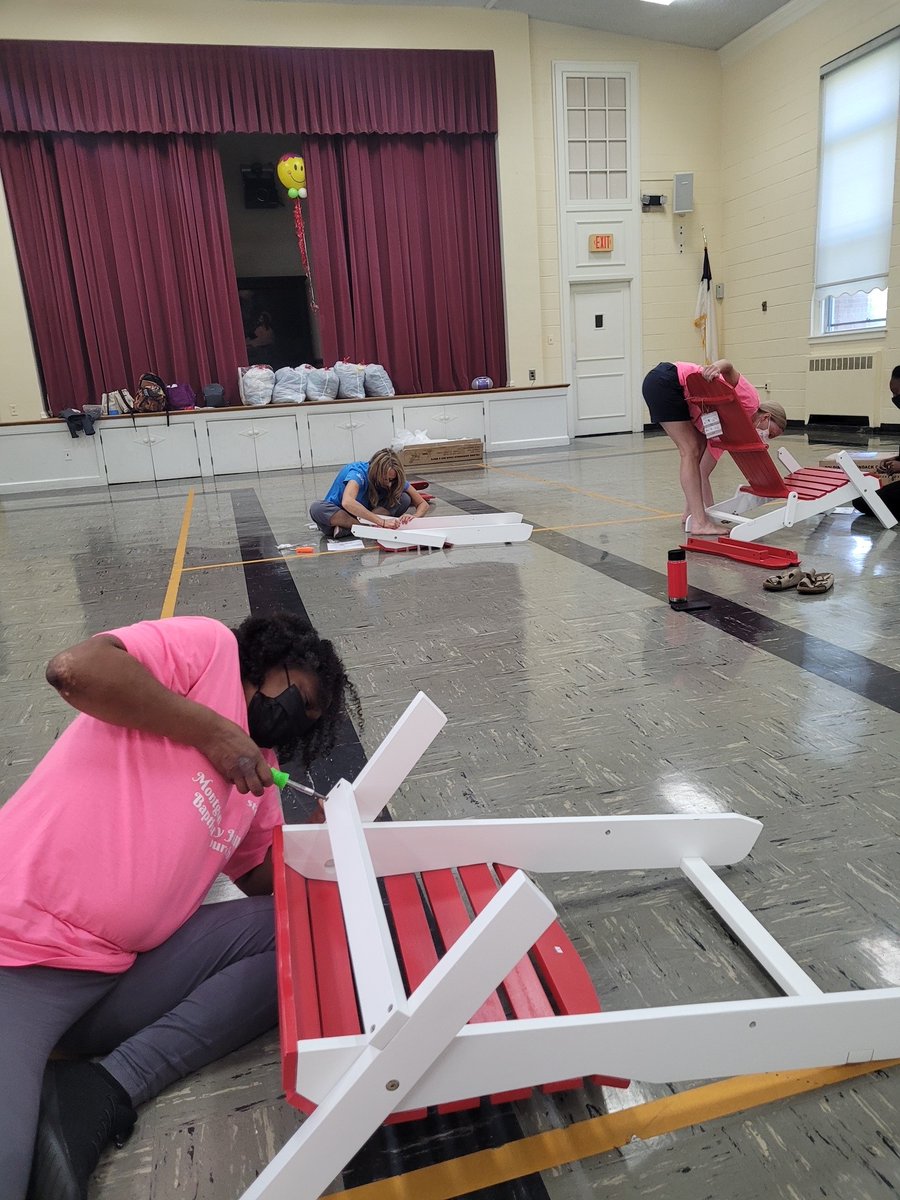 Oops We Built It Again helped to demo our Garland renovation/conversion property and Home Sweet Home Sisters built Adirondack Chairs that are donated to Repair Partners or sold in the ReStores where net proceeds are used for affordable housing in our local community. Thank you!!