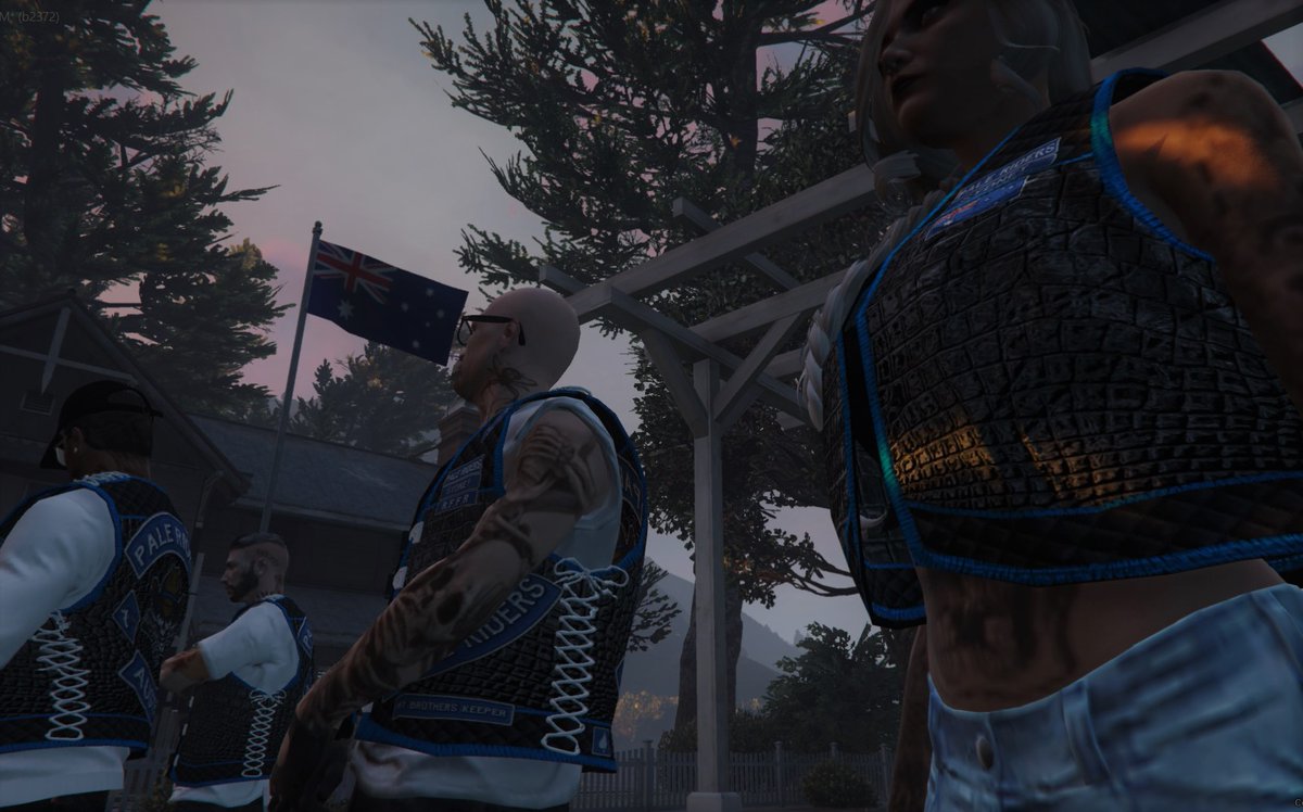 HHellfis's tweet photo. Hanging out with our Sydney chapter #GTAV #GTARP #FiveM #Outlaw #Motorcycleclub #GTABiker #SupportSmallStreamers #twitchstreamer #JimmyWilson #PRMC #PaleRidersMC #paleontop #worldwide #NerveRP https://t.co/EDGNfPOFNE