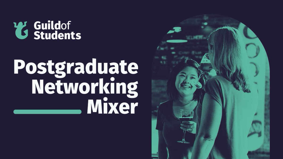 THURSDAY
Autumn Elections: Intro to Campaigns and Written Statements, 1pm 
If you're thinking of applying, this virtual session is a must! Sign up: guildofstudents.com/ents/event/598…

Postgrad Networking Mixer, Mermaid Bar, 4 - 6pm
Join us at our weekly PG event: guildofstudents.com/ents/event/597…
3/4