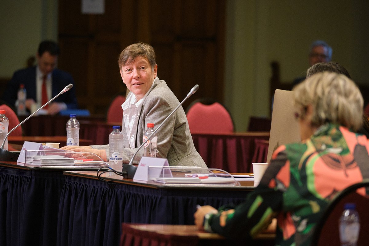 EersteKamer's tweet image. 💬 De Eerste Kamercommissie voor Justitie en Veiligheid hield vanochtend een deskundigenbijeenkomst met @CatholijnJonker (@TUdelft) en Melanie Rieback (@ROSecurity) over de aard en uitdagingen van #KunstmatigeIntelligentie (#ArtificialIntelligence).