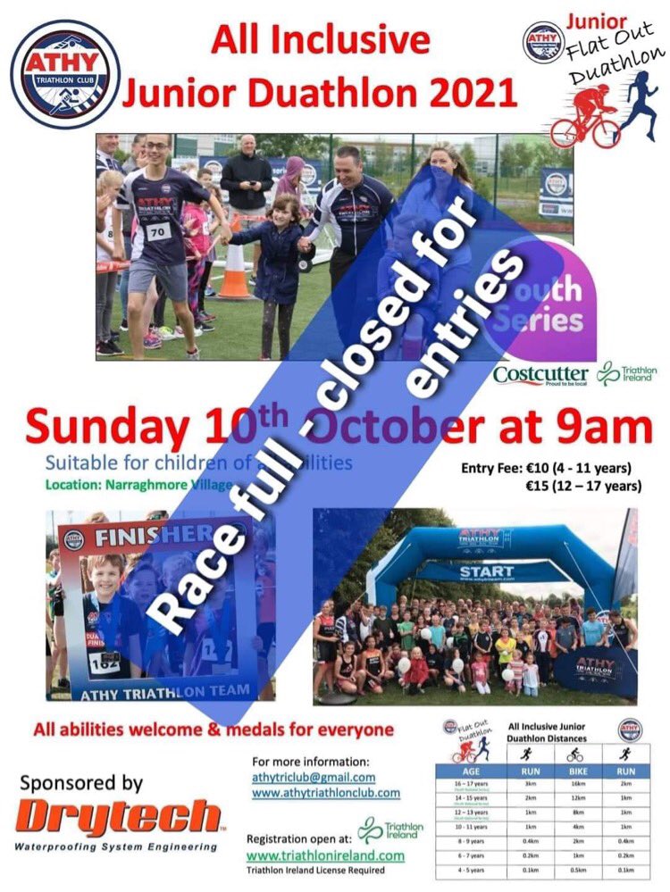 athytriclub's tweet photo. Registration is now closed for our Junior Duathlon this Sunday. Looking forward to seeing everyone there! https://t.co/iDPMglDtcW