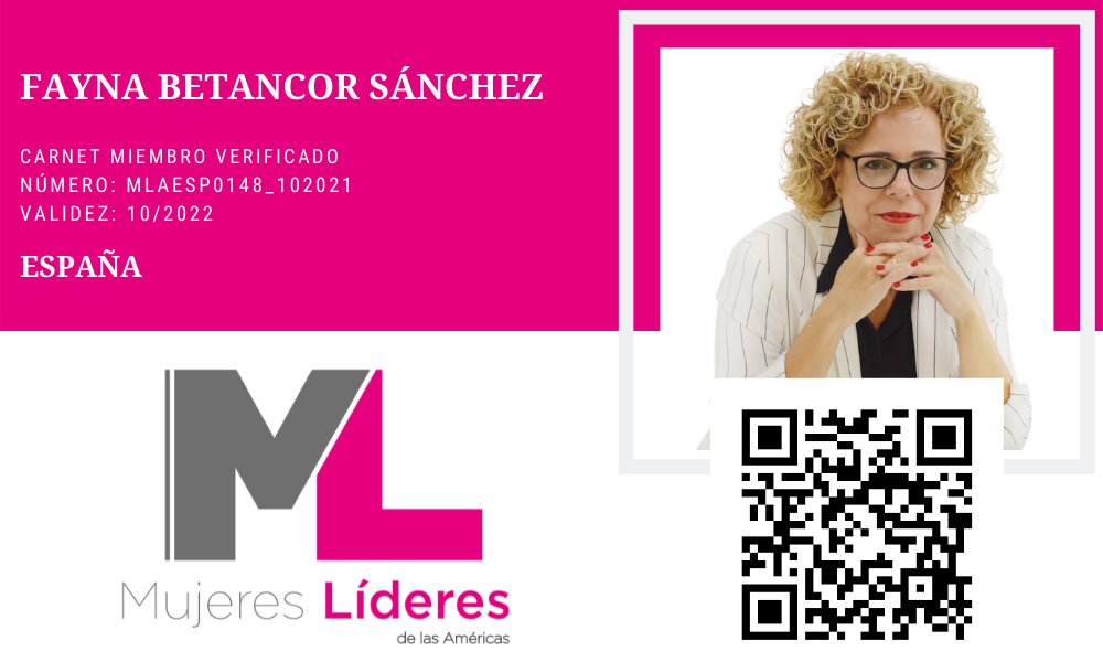 Enseñando, aprendiendo y guiando hacia el logro de los objetivos ODS, Fayna Betancor forma parte de #MujeresLíderes de las Américas.

Ella es coach de alto impacto en el liderazgo de las mujeres documentalistas.org/fundacion/fayn…

¡Bienvenida!

#ods5 #ods8 #ods10 #ods2030 #mujerespoderosas