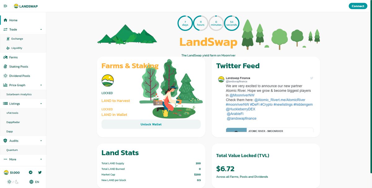 landswapfinance's tweet photo. Everything seems to be ready. We are testing the final steps. See you all for the release time as soon as possible this week. Are you ready guys !!

#MoonriverNW #MoonbeamNetwork #kusamanetwork #Polkadot #PolkaWarriors_ #DOT #MOVR #comingsoon https://t.co/evOMYQmAhK