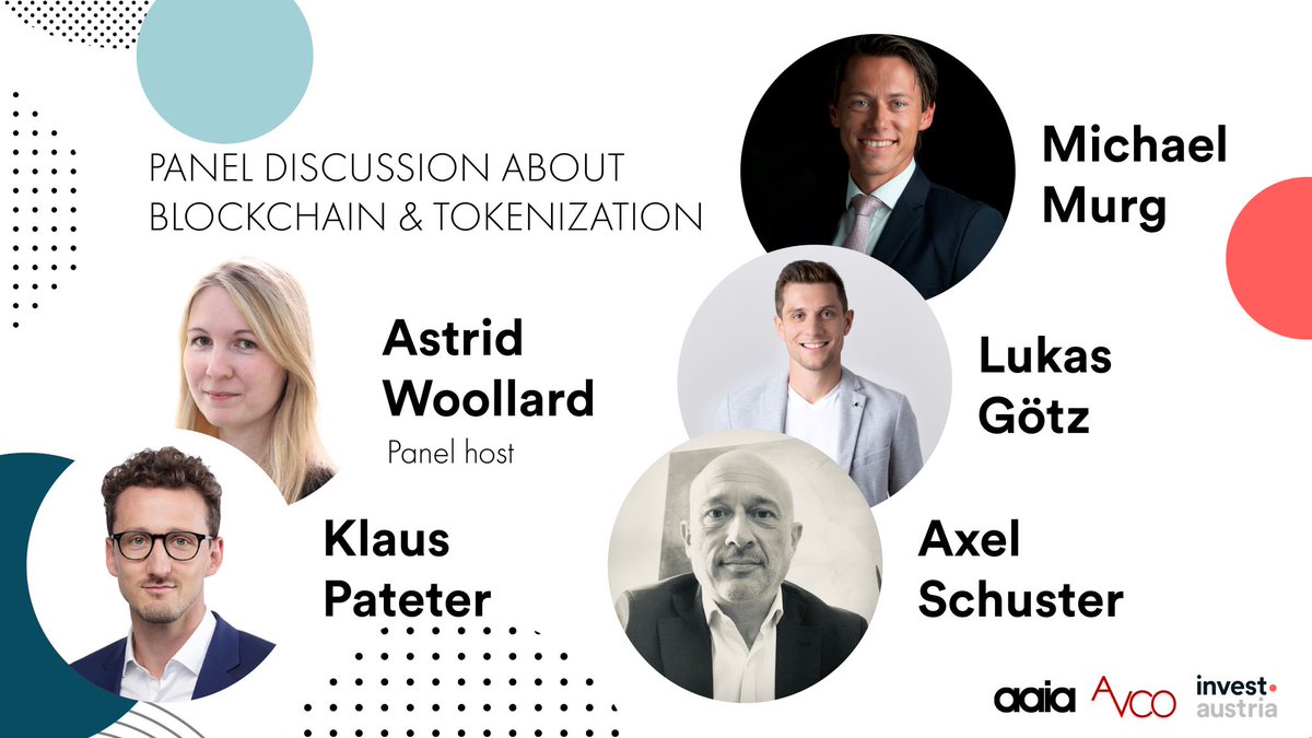block42's tweet photo. Tomorrow, @block42 &amp; @BrokkrFinance CEO, @UsiGoetz, will join a panel about #tokenization at Invest Austria conference.

Come have a chat with him about #DeFi 🦄 https://t.co/UitNlKl3RK