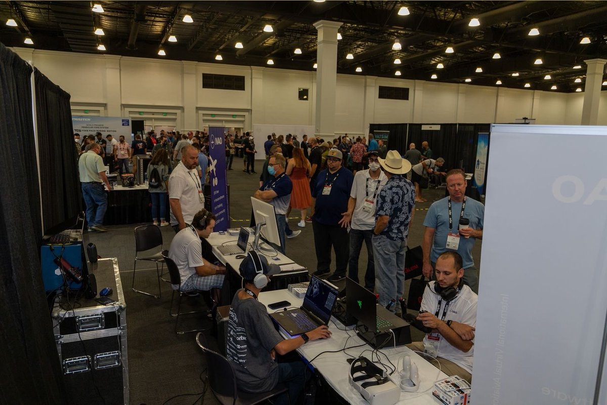 What an absolute blast we had at the <a href="/flightsimexpo/">Flight Simulation Association</a> weekend! A special thanks to everyone who attended ✈

Big shout out to @flyhoneycomb and <a href="/VirtualFlySim/">Virtual Fly | Professional Flight Simulators</a> for their generosity, providing us with extra material to fill the booth!

Read more at virtualsky.ivao.aero/fsexpo2021-wra…