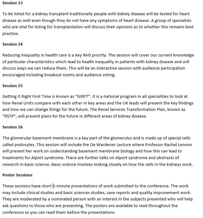 Here is a short summary of todays afternoon sessions from <a href="/beccyssw15/">beccy</a> #UKKW2021