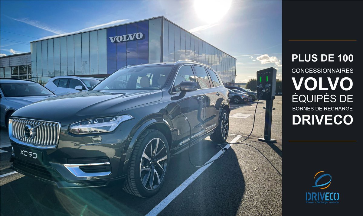 DRIV_ECO's tweet photo. Après avoir affiché sa volonté de devenir un constructeur 100% électrique d'ici 2025, @VolvoCarFR poursuit l'installation en #BornesDeRecharges de ses concessionnaires. #DRIVECO en a équipé une centaine à ce jour !
⚡️Ensemble accélérons la #TransitionEnergetique !🌍🌿 https://t.co/7Vztbj6Xbw