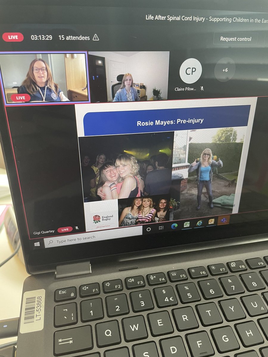 Listening in to <a href="/RosieKMayes/">Rosie Mayes</a> in conversation with <a href="/MoultKatie/">Katie Moult</a> as part of our #SCI webinar with <a href="/SheffChildrens/">Sheffield Children's</a> &amp; <a href="/backuptrust/">Back Up</a> this morning. It may be nearly 12 years since we first met Rosie, but her story only gets more powerful over time #independence #livedexperiences