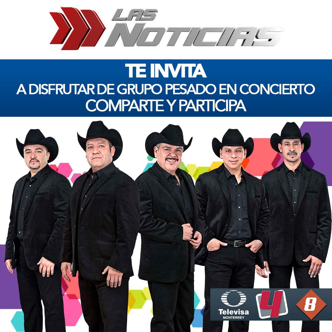 nmasmonterrey's tweet photo. 🗣Tenemos Promoooo !!! 
👏🏻Nos vamos a ver al grupo que vale lo que pesa PESADO al @domocaremty 
Da RT y etiqueta a quien invitarías en este post @joluisgarcia @AnaMafud y @miguelcharlestv te pueden sorprender #DespertamosJuntos https://t.co/dyVgQrntGX