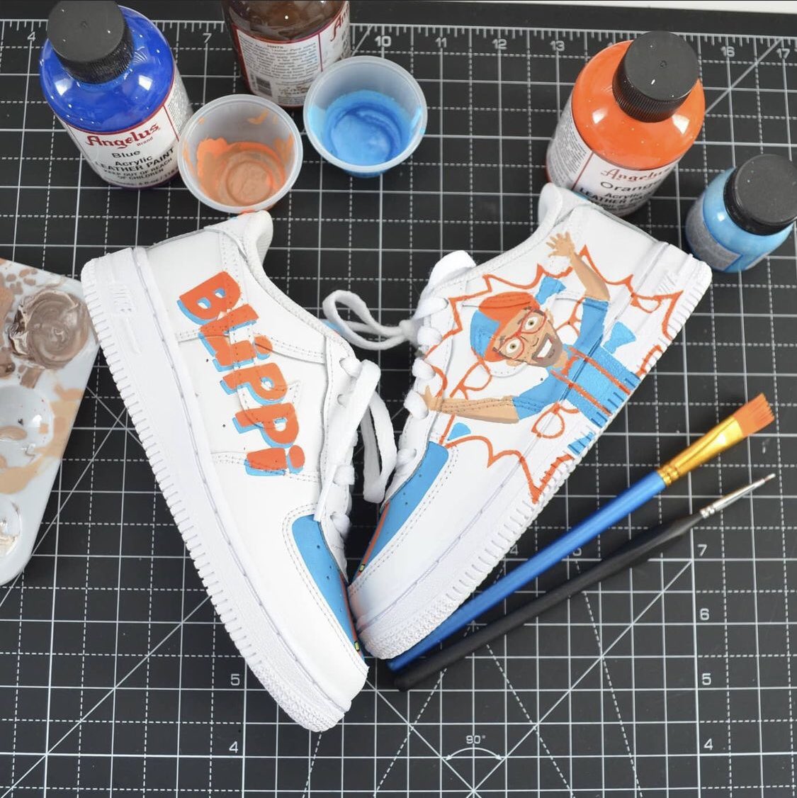 custom blippi shoes