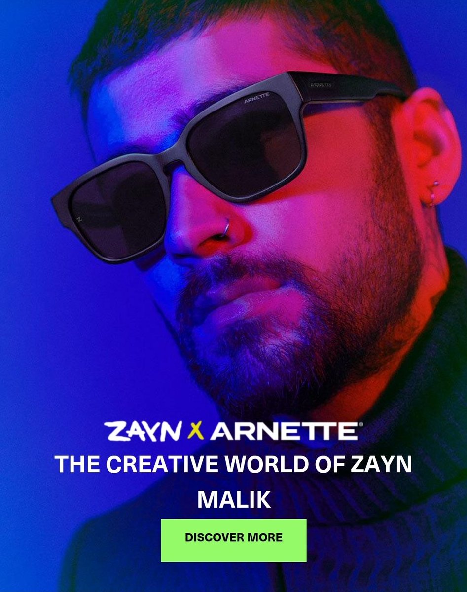 ZAYN × ARNETTE sunglasses collection has been launched! 

Check it out on Arnette's official website: 🖇️arnette.com/pages/zayn-col…