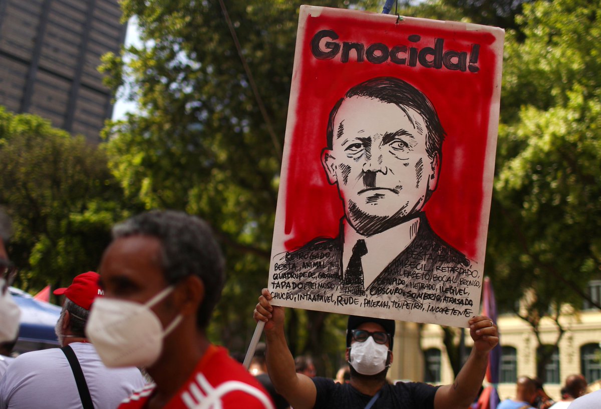 Fora Bolsonra protests

Last weekend, Brazil