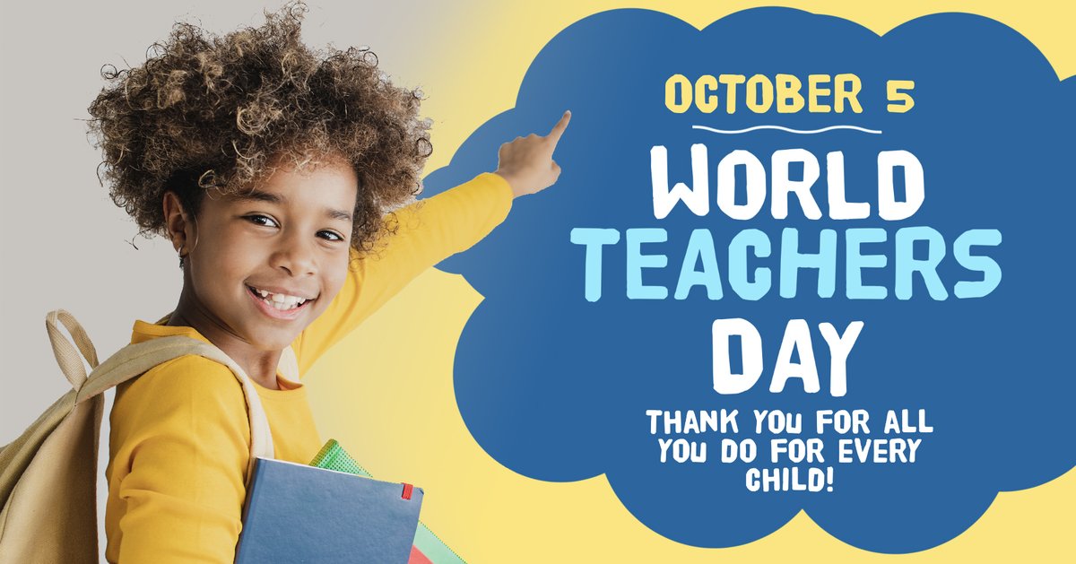 Today marks World Teachers Day and in Spring Branch ISD, we have the very best! Take a moment today to thank your teacher for all they do!
