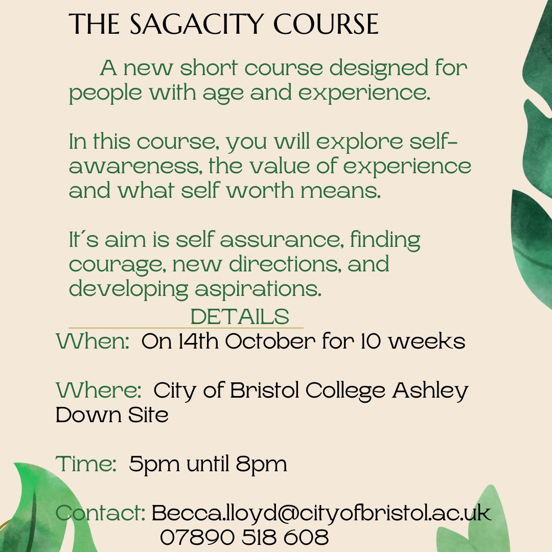 The SagaCity Course
#DeaffriendlyCourses
In this course, you will explore self-awareness, the value of experience and what self-worth means.
Its aim is self-assurance, finding courage, new directions, and developing aspirations. The Focus is on you!!
#deaffriendly #deaf #HoH