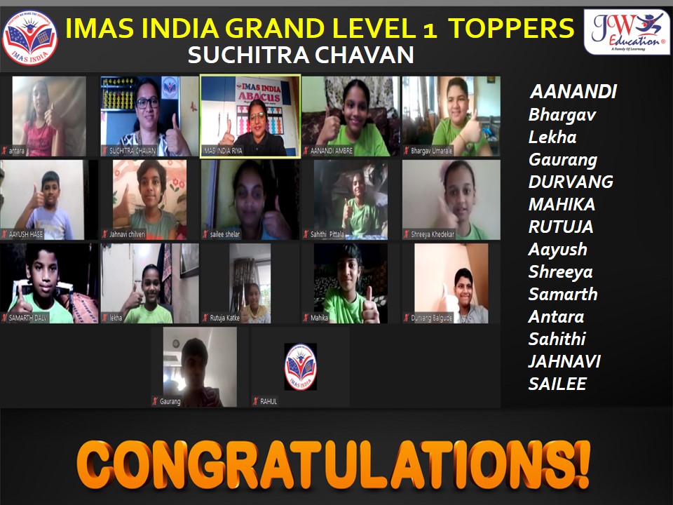 IMAS INDIA GRAND LEVEL 1 SUCHITRA CHAVAN