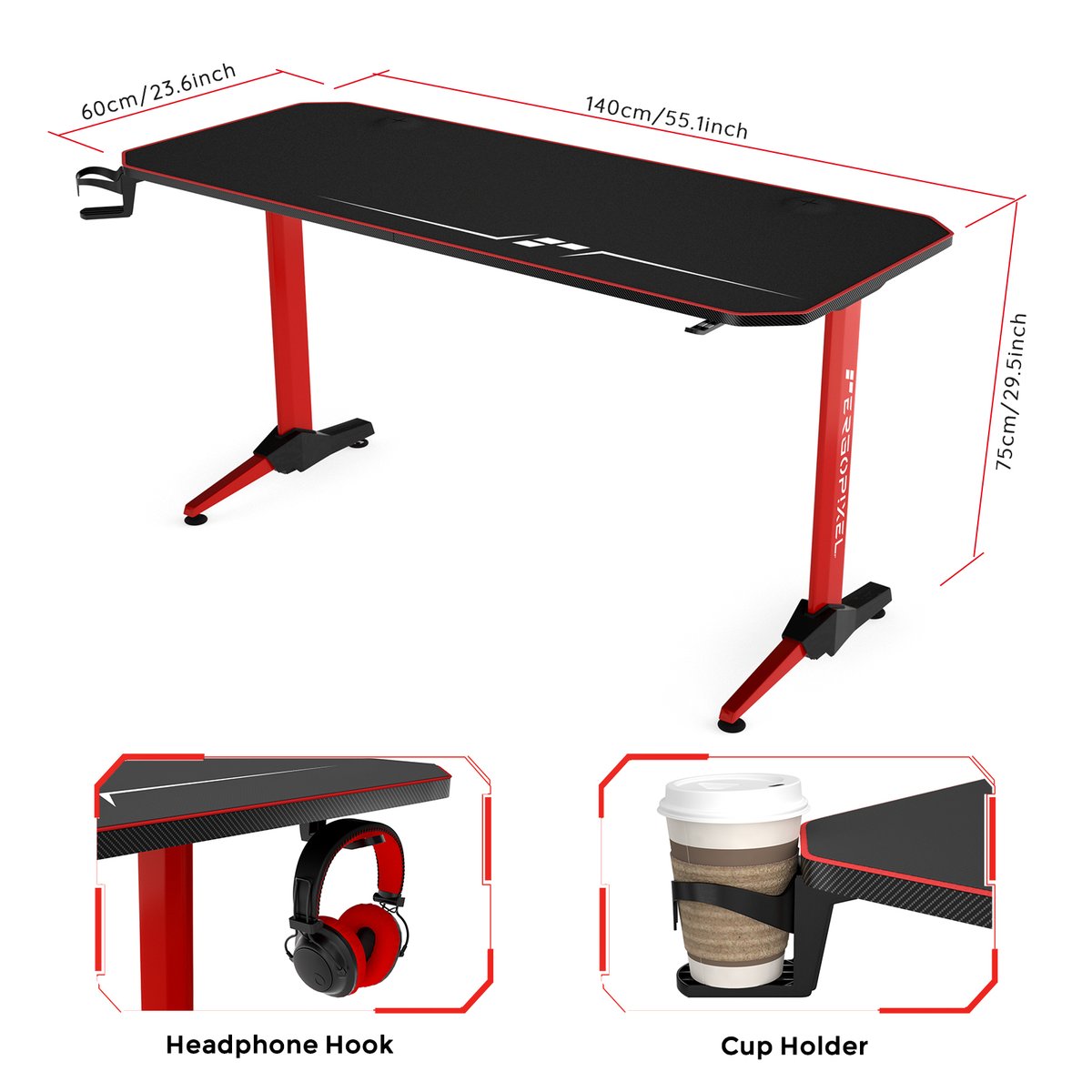 ergopixel's tweet image. Say goodbye to messy cables or wires hanging off the back of your desk and elevate your desk with the Ergopixel Terra Series Gaming Desk. 
Crafted from plush and durable desk mat and for an incredible feel against your skin.
#GamingDesk #gamingroom #officedecor #homeoffice