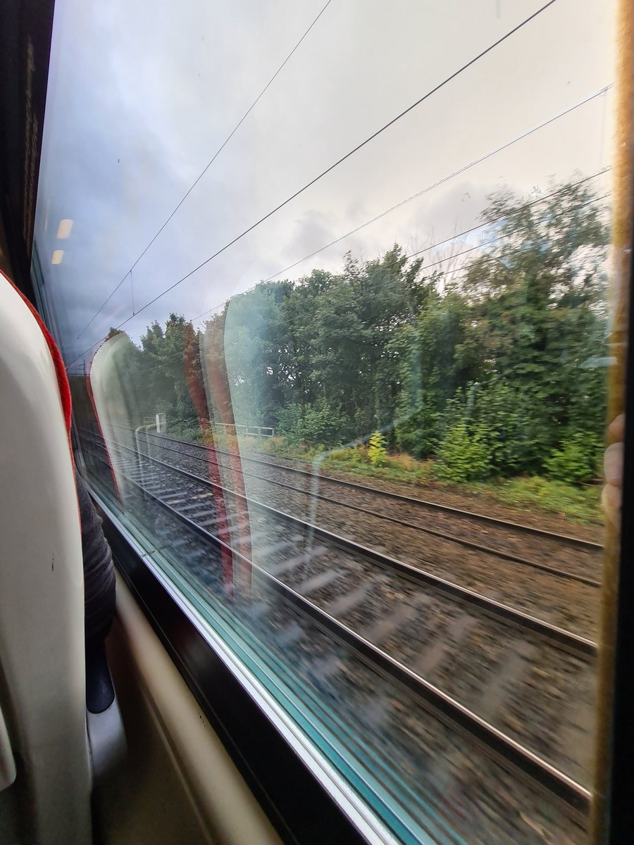 MissAnnaDuncan's tweet photo. 1st time on a train in nearly 2 years! I'm heading to Birmingham to attend the 2021 LARAC Conference as one of the scholars. 

Keep your 🤞🏻 too as our #PaperBlues contamination campaign has been shortlisted for the best communications campaign of the year at the LARAC Awards! https://t.co/youwIYZURG