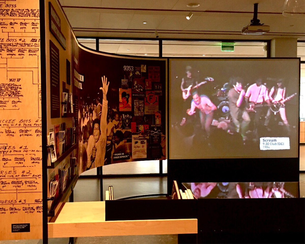 Here's @ScreamDC on the video loop we helped assemble for the permanent @dcpunkarchive exhibit at the Martin Luther King Jr. Memorial Library! There are 3 days left to donate to their kickstarter campaign for their new album, recorded at Inner Ear Studios!
kickstarter.com/projects/10877…